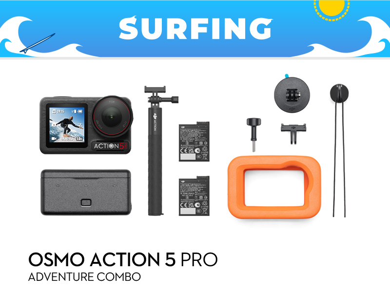 Osmo Action 5 Pro Surfing Bundle